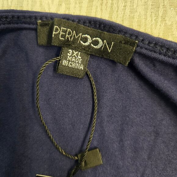 Papermoon Stitch Fix eyelet detail top Size 3XL Flowy office church Boho Casual - Picture 8 of 10